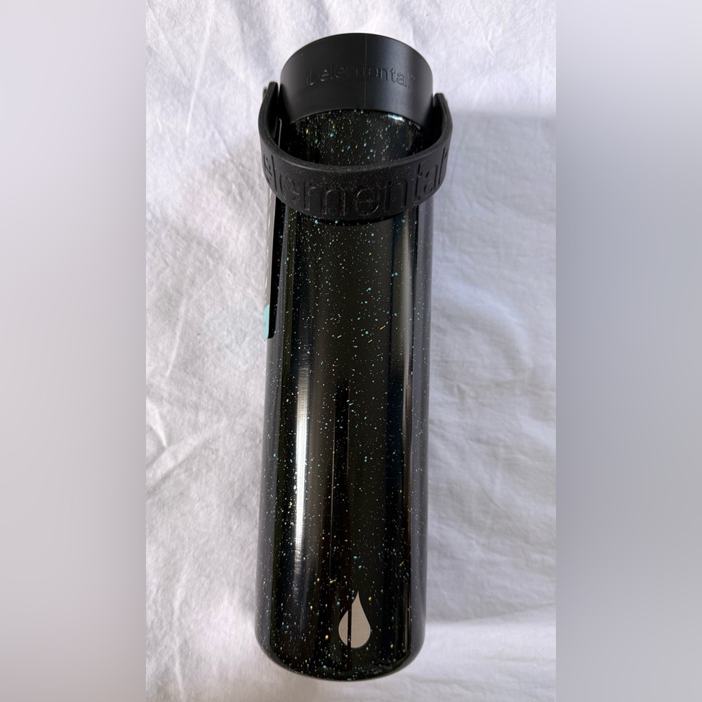 Elemental 24oz Insulated Water Bottle- Black Speckle - Picture 4 of 7